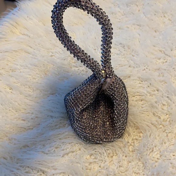 Cache Silver Sequin Wristlet Can be styled 2 ways 🩶 - Picture 9 of 11